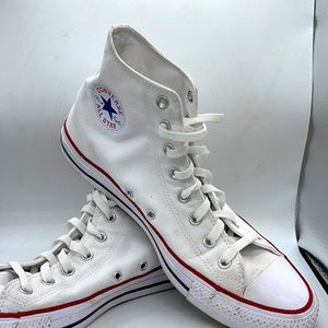 Converse Chuck Taylor All Star Core Hi,men’s size 12, women’s size 14, white